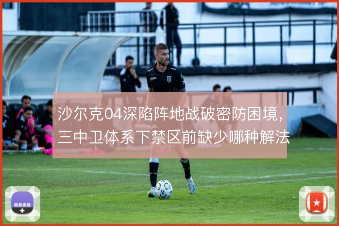 沙尔克04深陷阵地战破密防困境,三中卫体系下禁区前缺少哪种解法